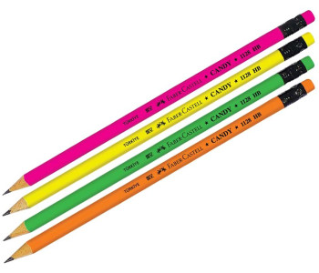 Карандаш чгр Candy с ластик HB 112800 Faber Castel
