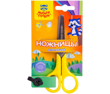 Ножницы детские 12,5см для левшей Мульти-Пульти "Приключения Енота" MS_11133 Ножницы детские 12,5см для левшей Мульти-Пульти "Приключения Енота" MS_11133